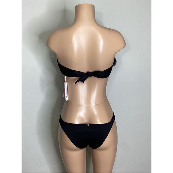 New. Pilyq Black Pearl bikini set. L-top/M-bottom.  Retails $169 - Picture 6 of 16